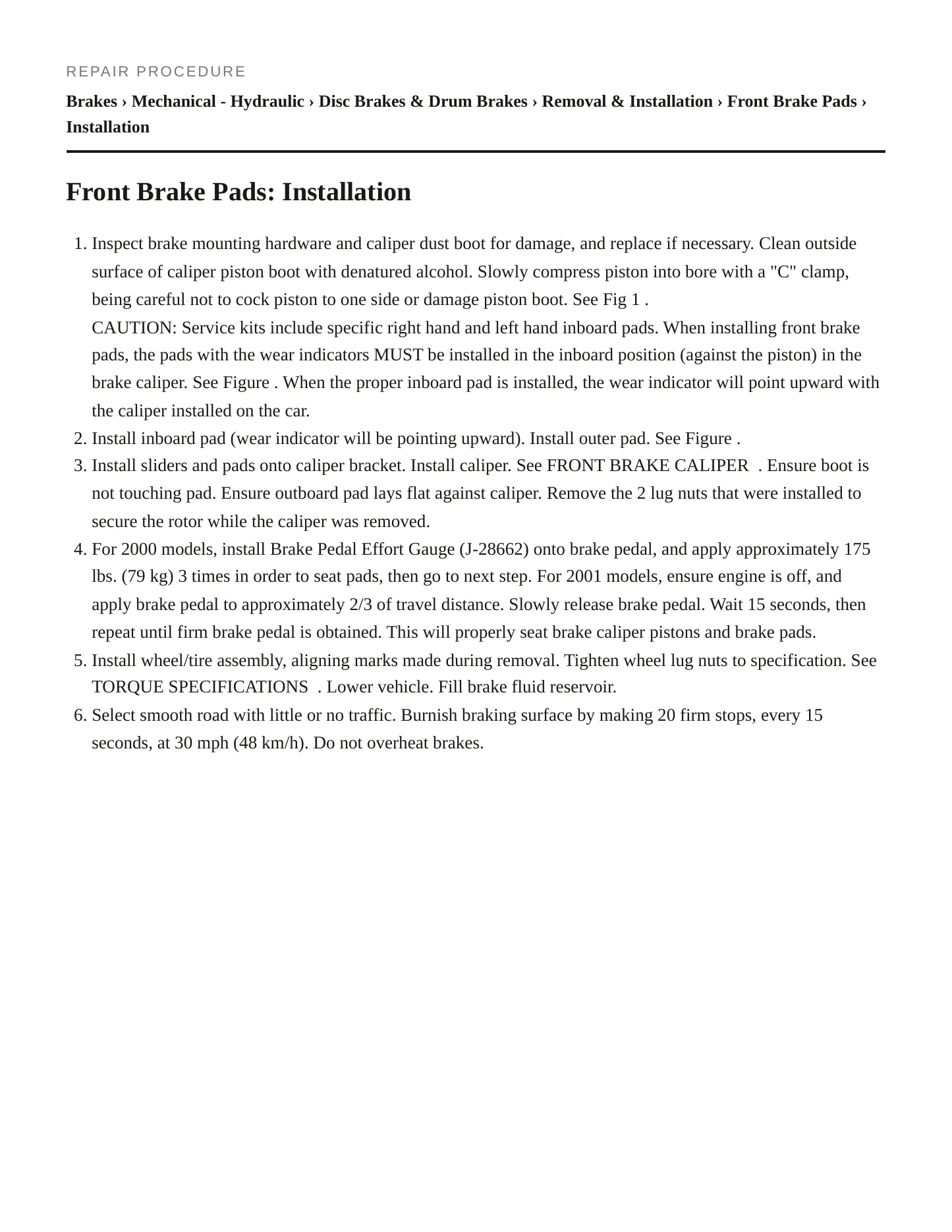 2000 Chevrolet Malibu Service and Repair Manual preview page 4