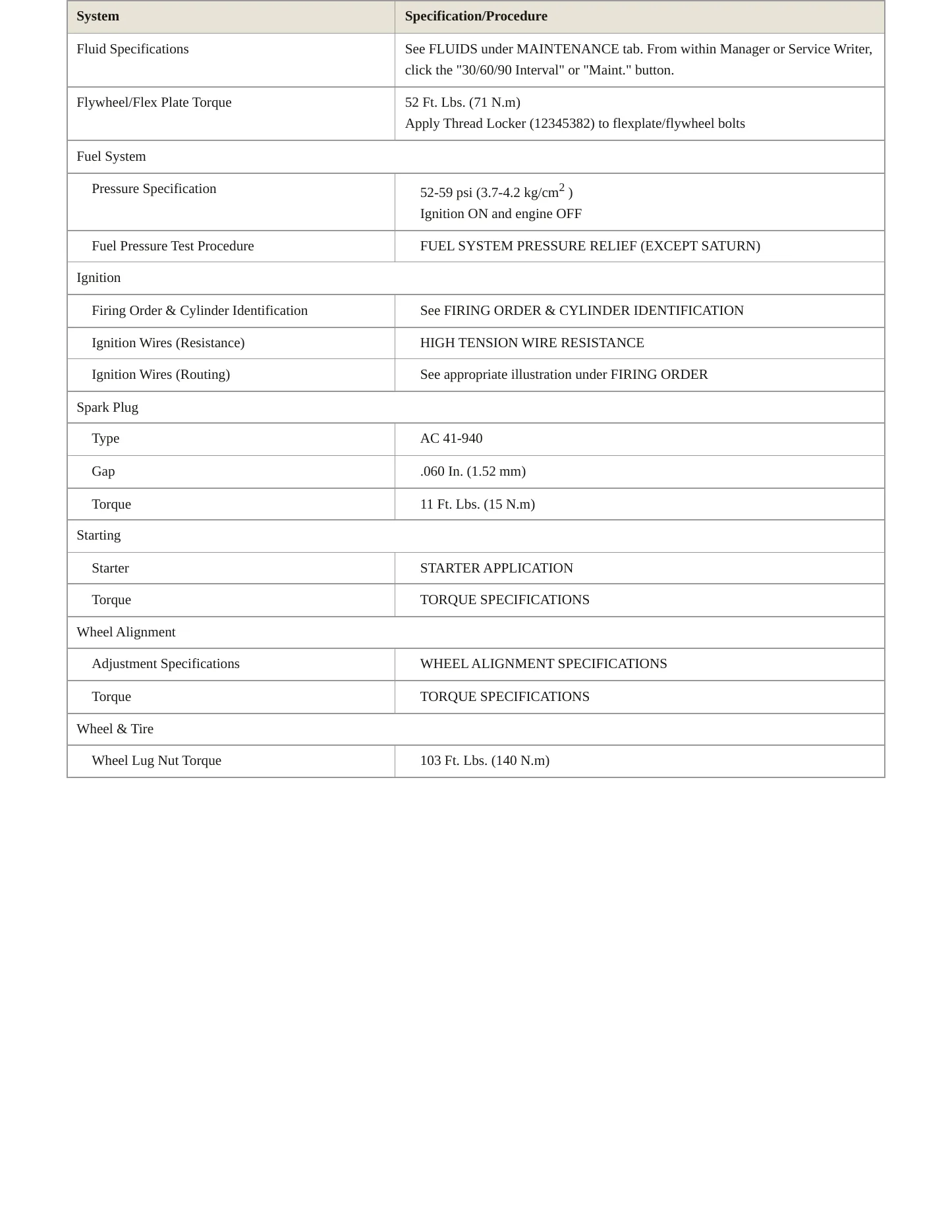 2001 Chevrolet Lumina Service and Repair Manual preview page 3