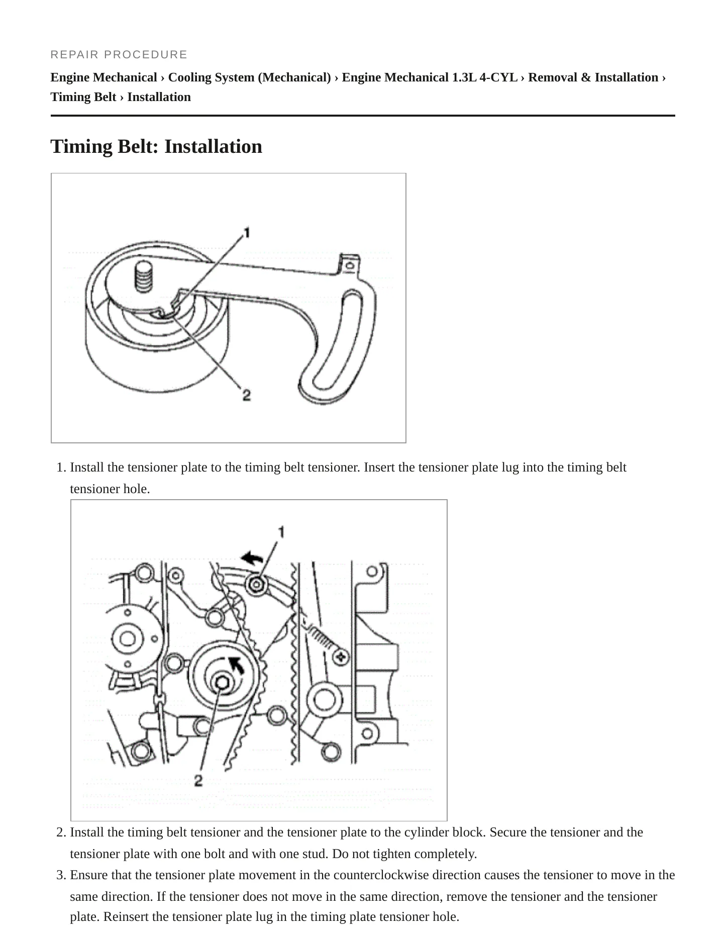 2001 Chevrolet Metro Service and Repair Manual preview page 4