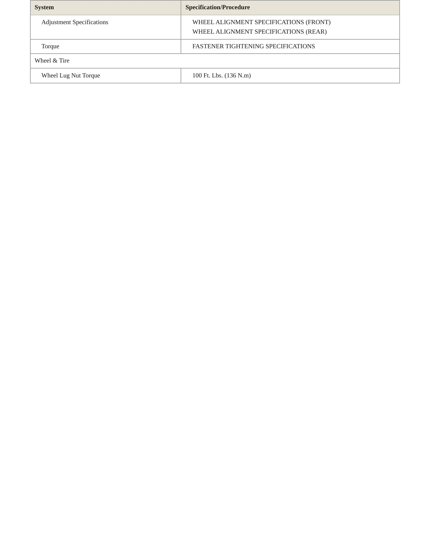 2002 Chevrolet Monte Carlo service manual page 4