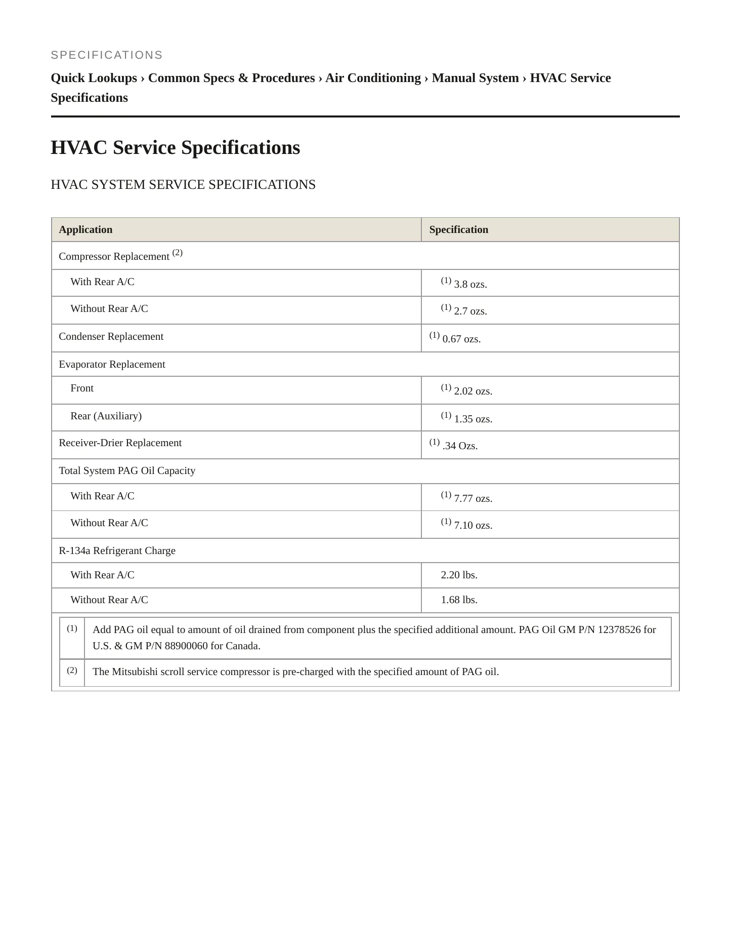 2003 Chevrolet Venture Service and Repair Manual preview page 2