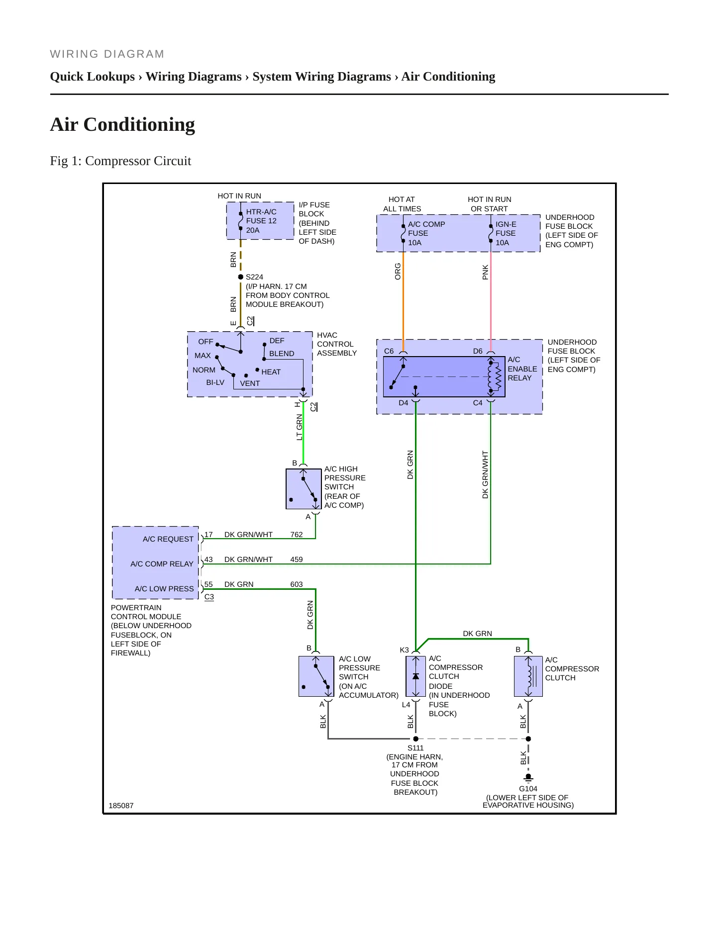 2004 Chevrolet Cargo Van Service and Repair Manual preview page 7