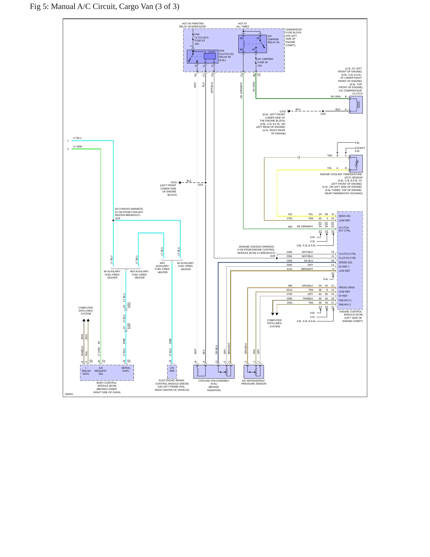 2011 Chevrolet Express Cargo Service and Repair Manual preview page 15