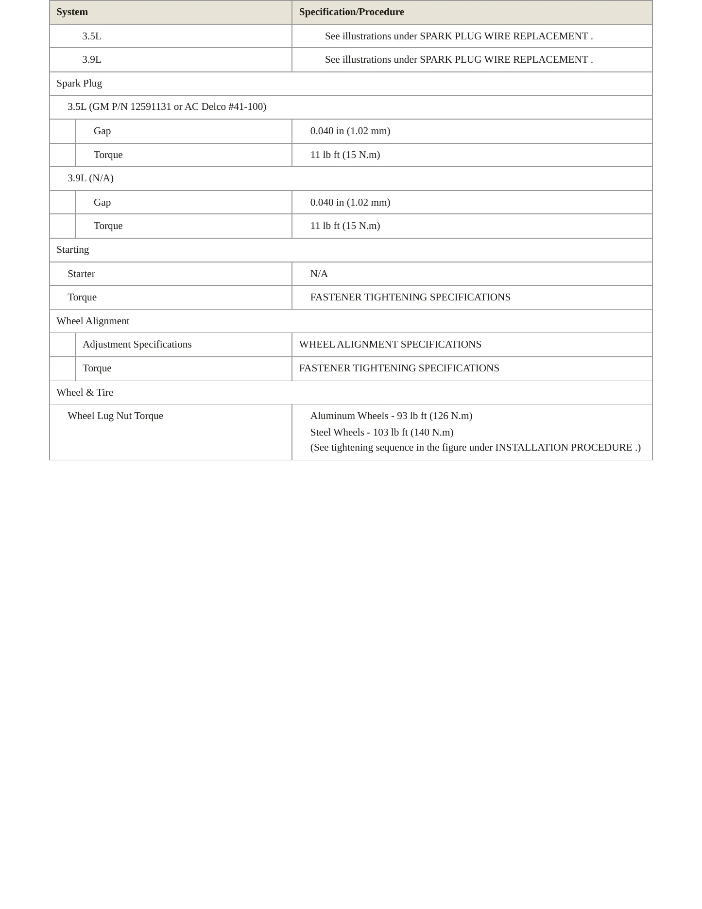 2011 Chevrolet Impala service manual page 4