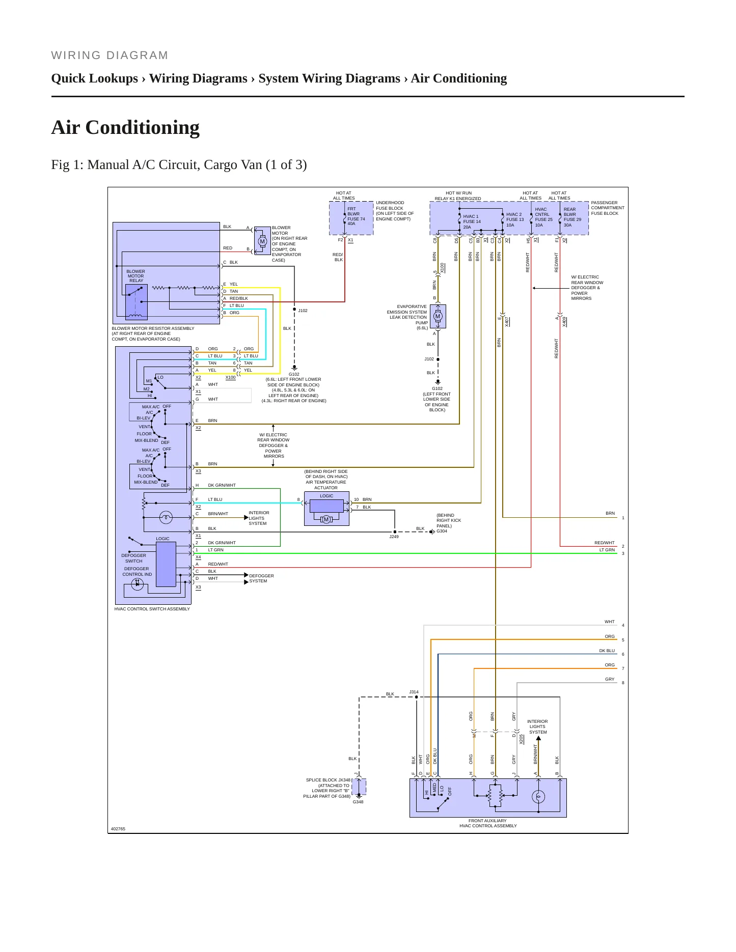 2014 Chevrolet Express 2500 Service and Repair Manual preview page 10