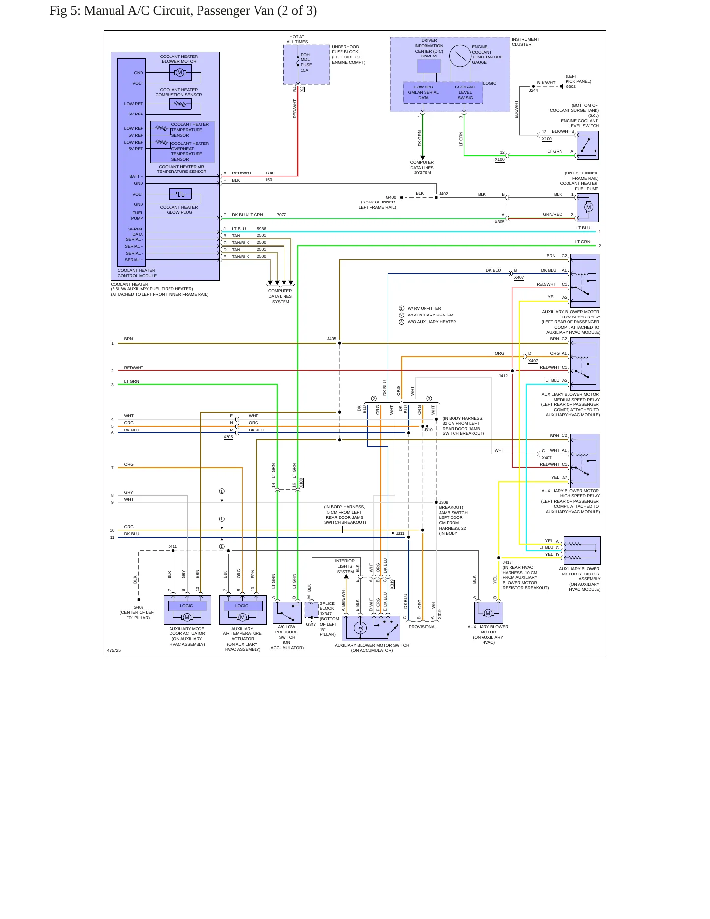 2015 Chevrolet Express 2500 Service and Repair Manual preview page 14