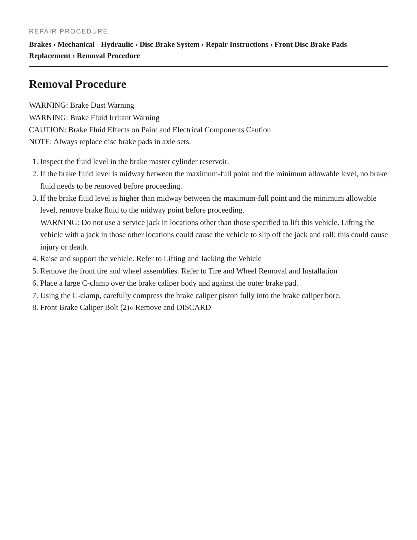 2016 Chevrolet Cruze Service and Repair Manual preview page 4