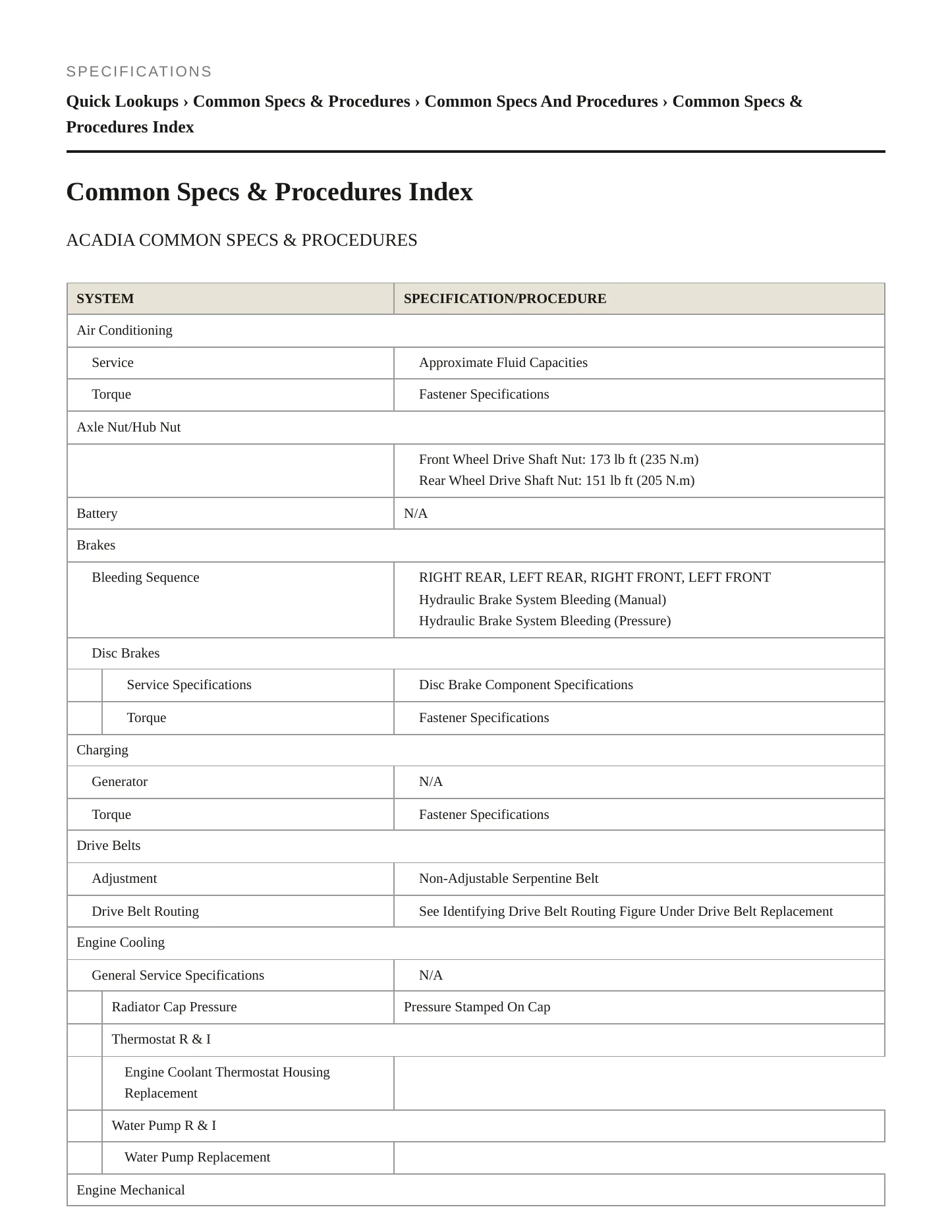 2017 Chevrolet Traverse service manual page 2