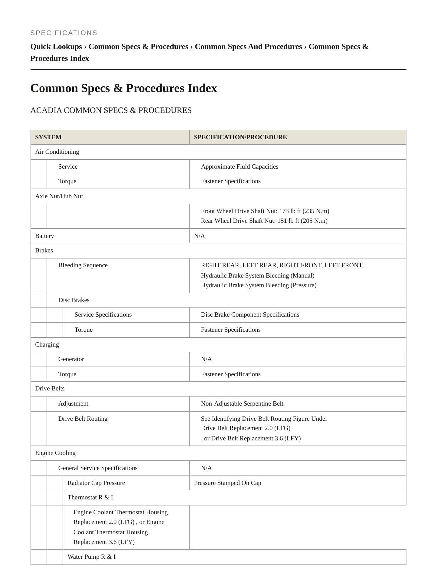 2018 Chevrolet Traverse service manual page 2