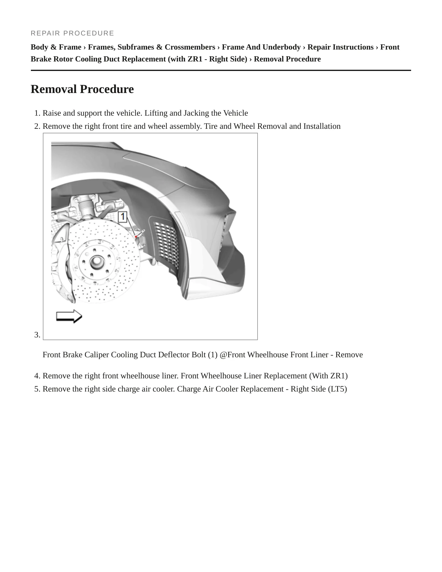 2019 Chevrolet Corvette service manual page 4