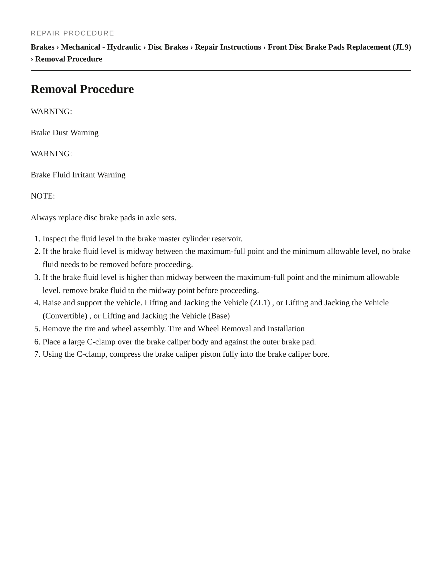 2020 Chevrolet Camaro Service and Repair Manual preview page 6