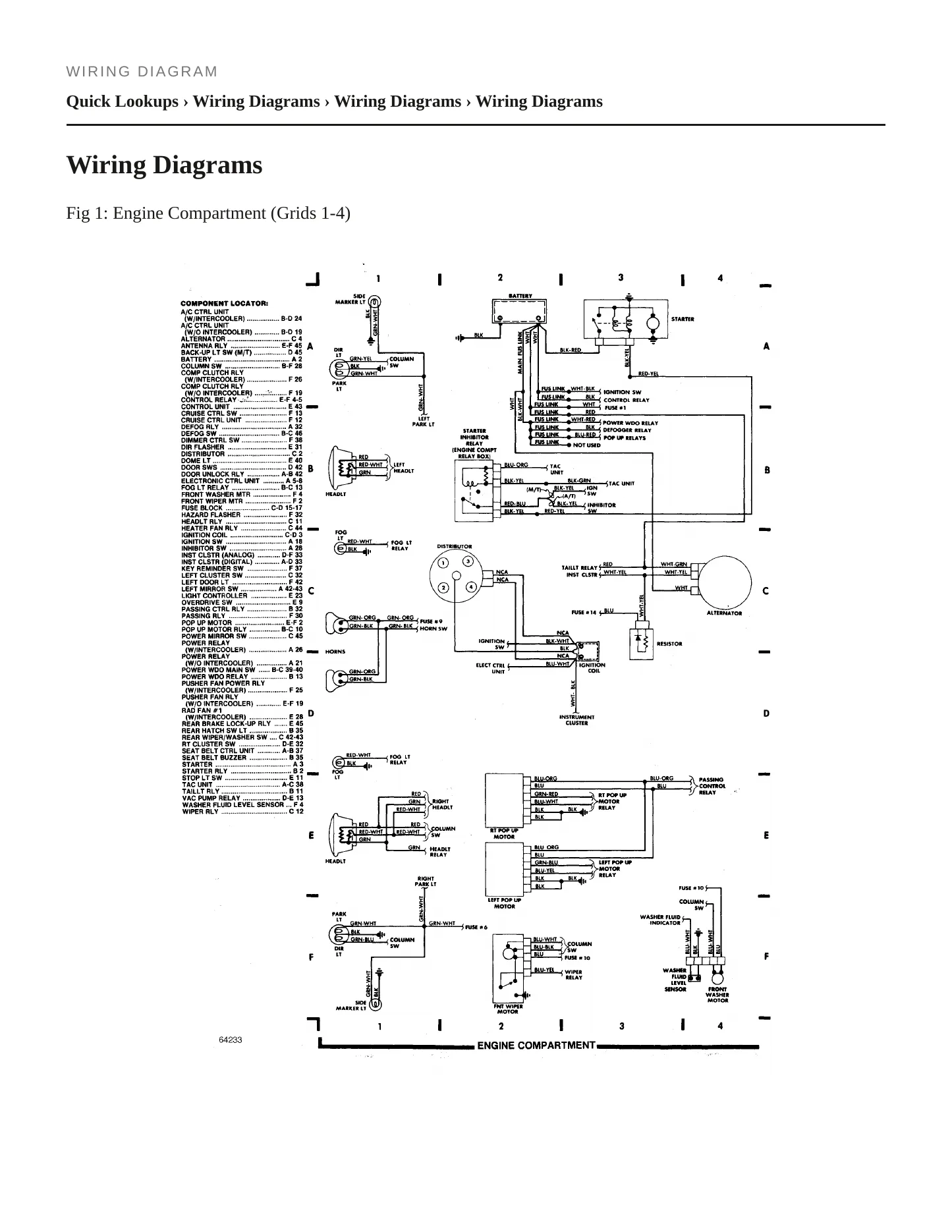1987 Chrysler Conquest Service and Repair Manual preview page 4