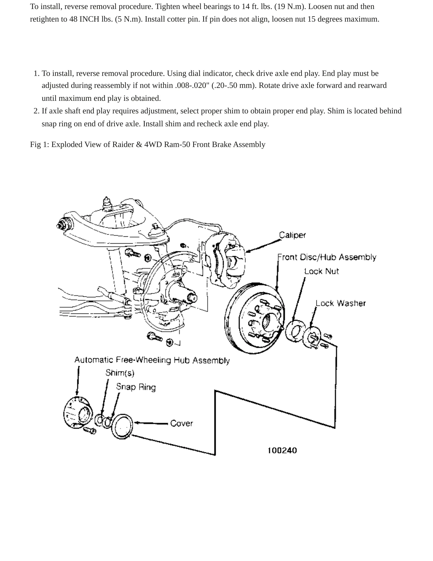 1989 Chrysler Conquest service manual page 4