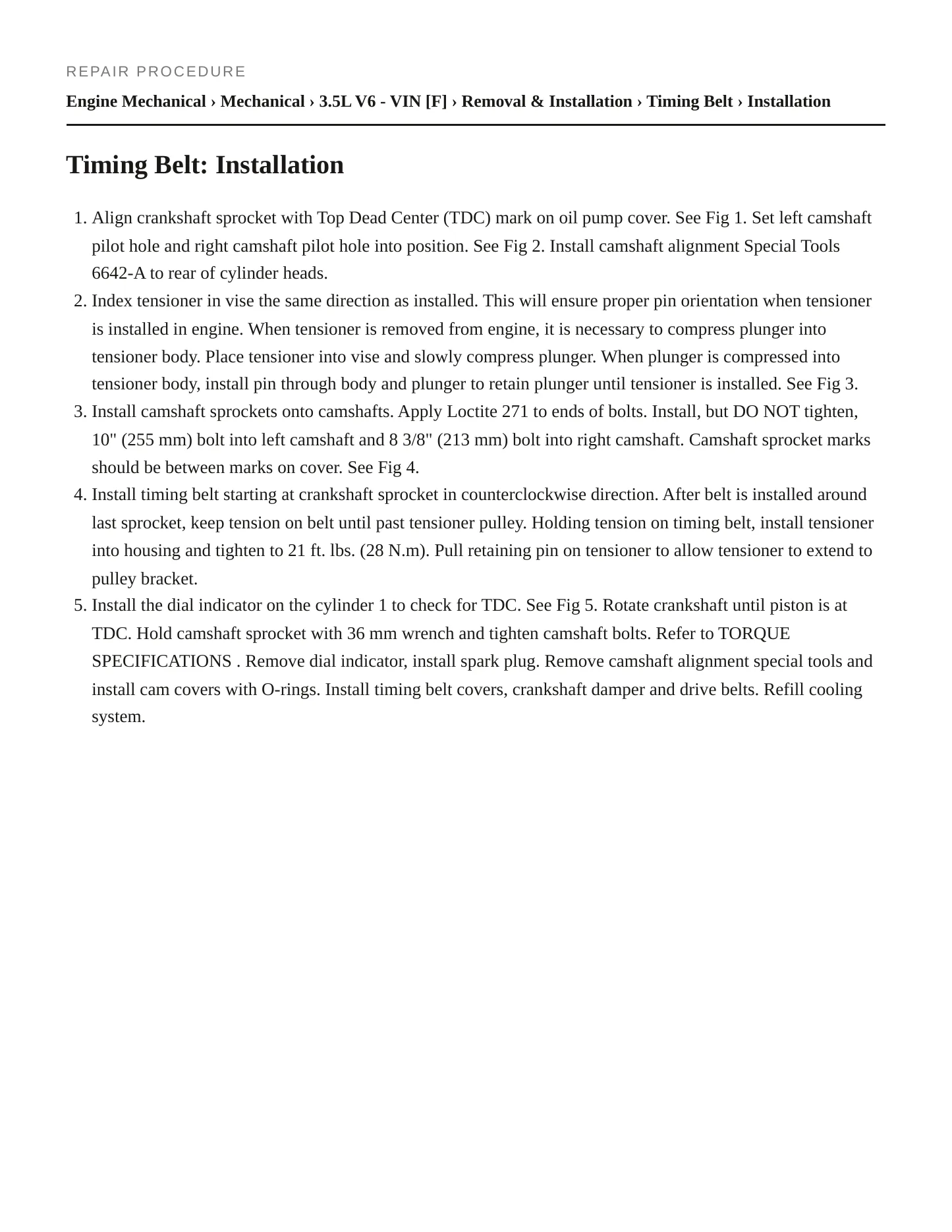 1995 Chrysler LHS service manual page 5