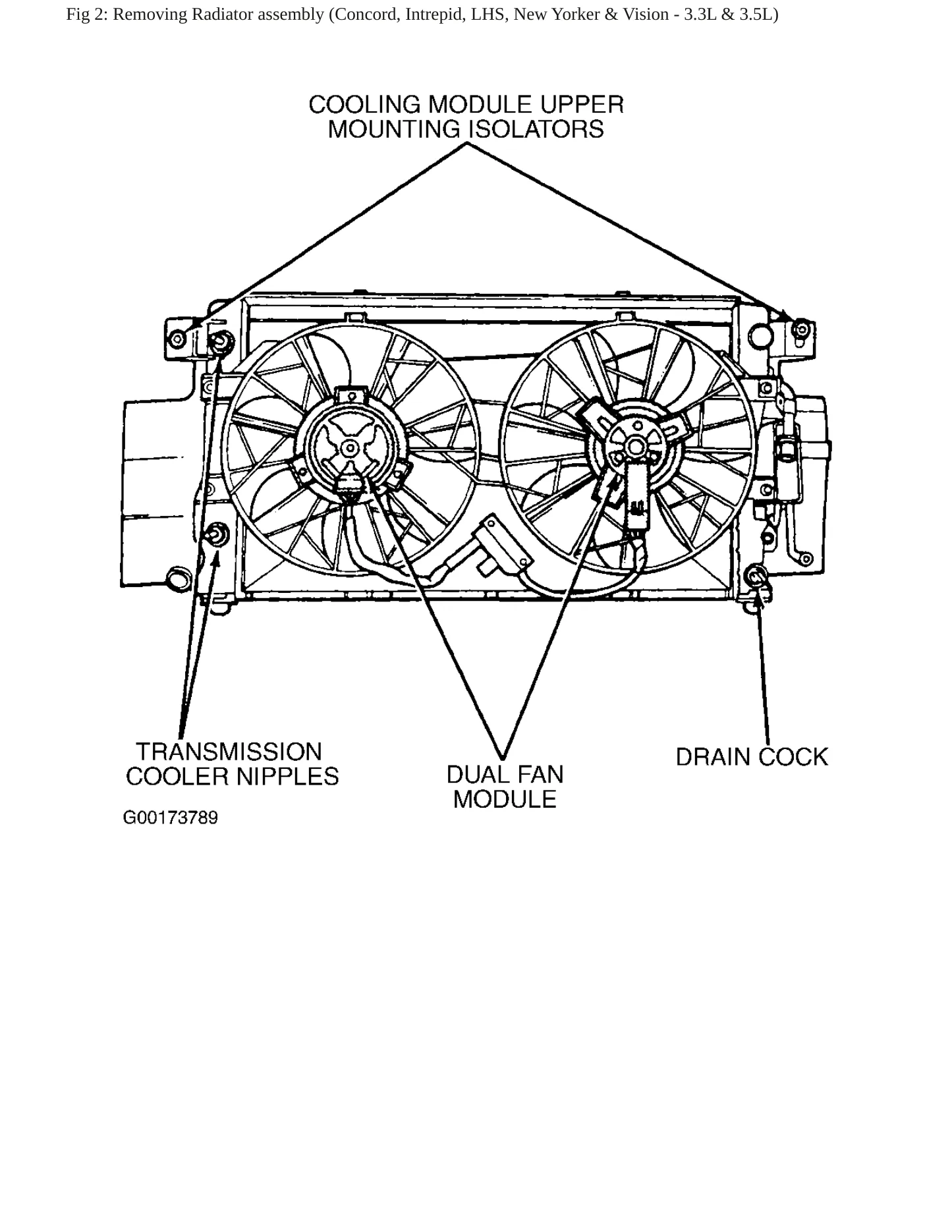 1996 Chrysler Cirrus Service and Repair Manual preview page 8
