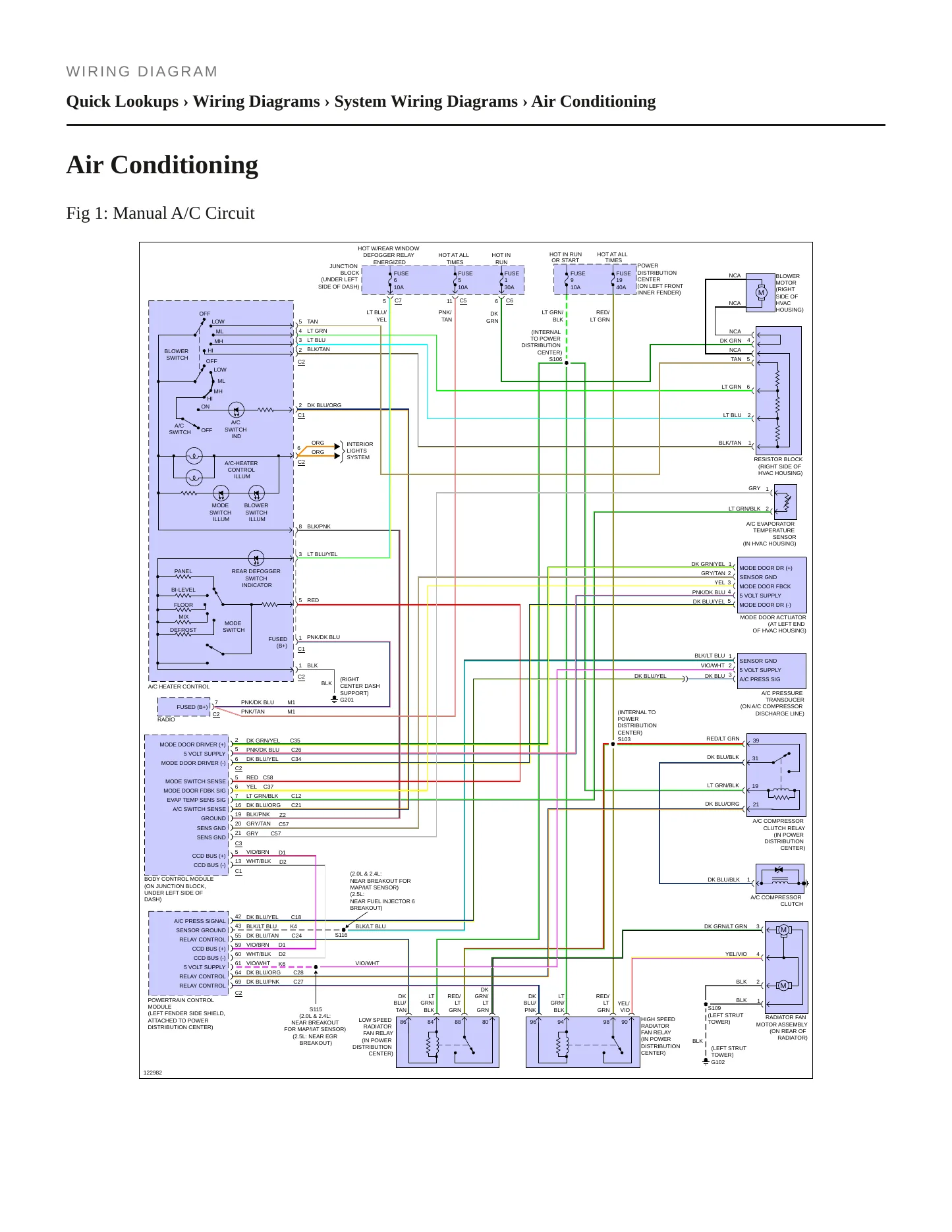2000 Chrysler Cirrus Service and Repair Manual preview page 7