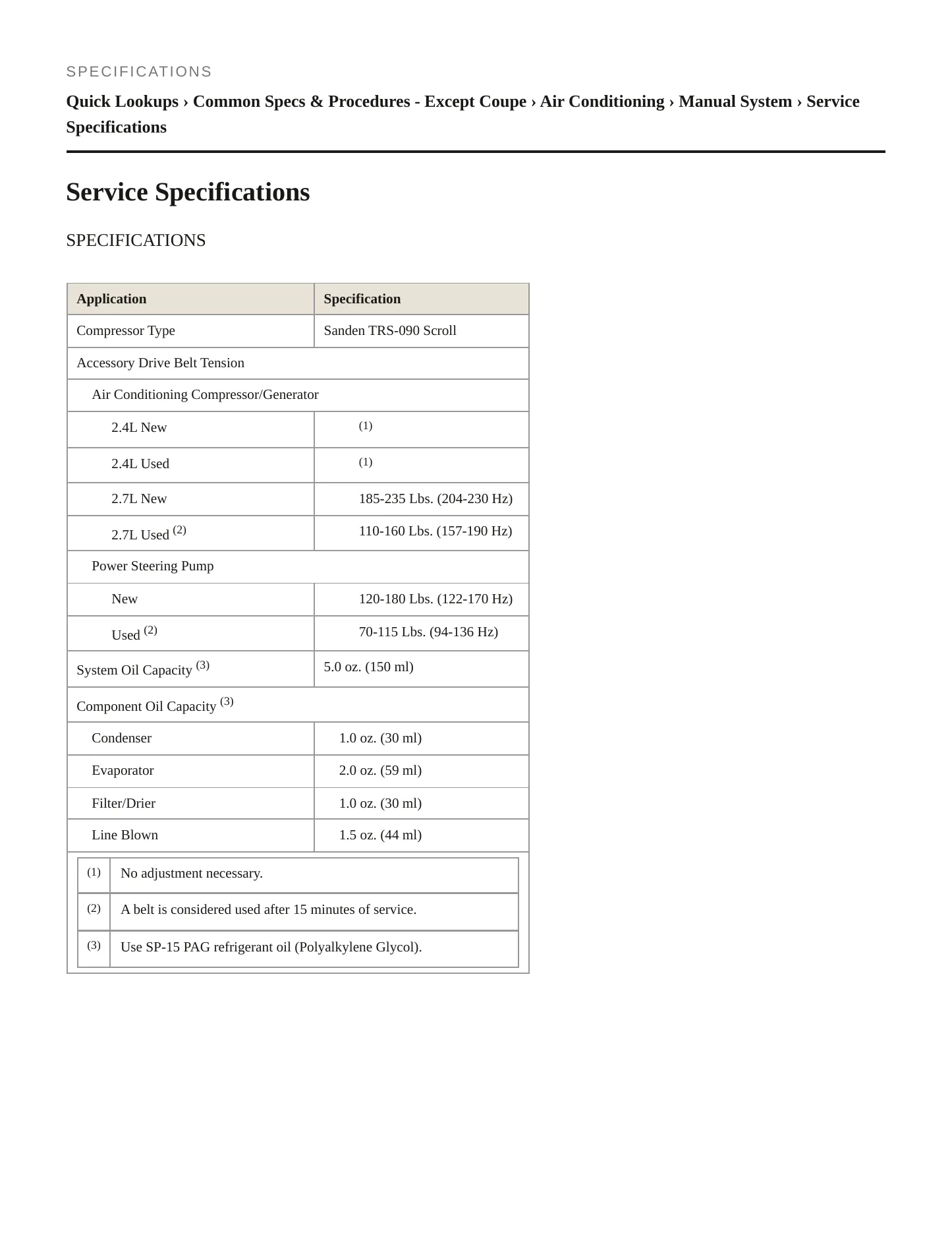 2003 Chrysler Sebring Service and Repair Manual preview page 2