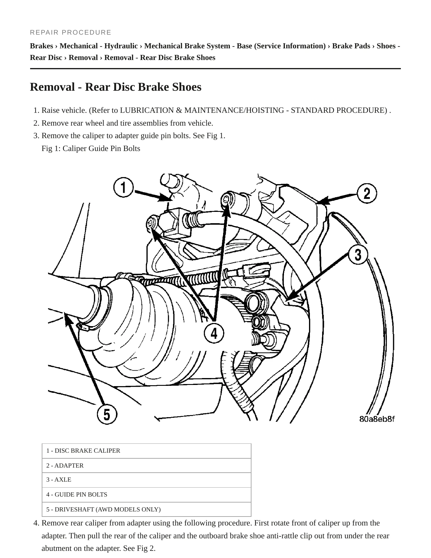 2005 Chrysler Town & Country Service and Repair Manual preview page 4