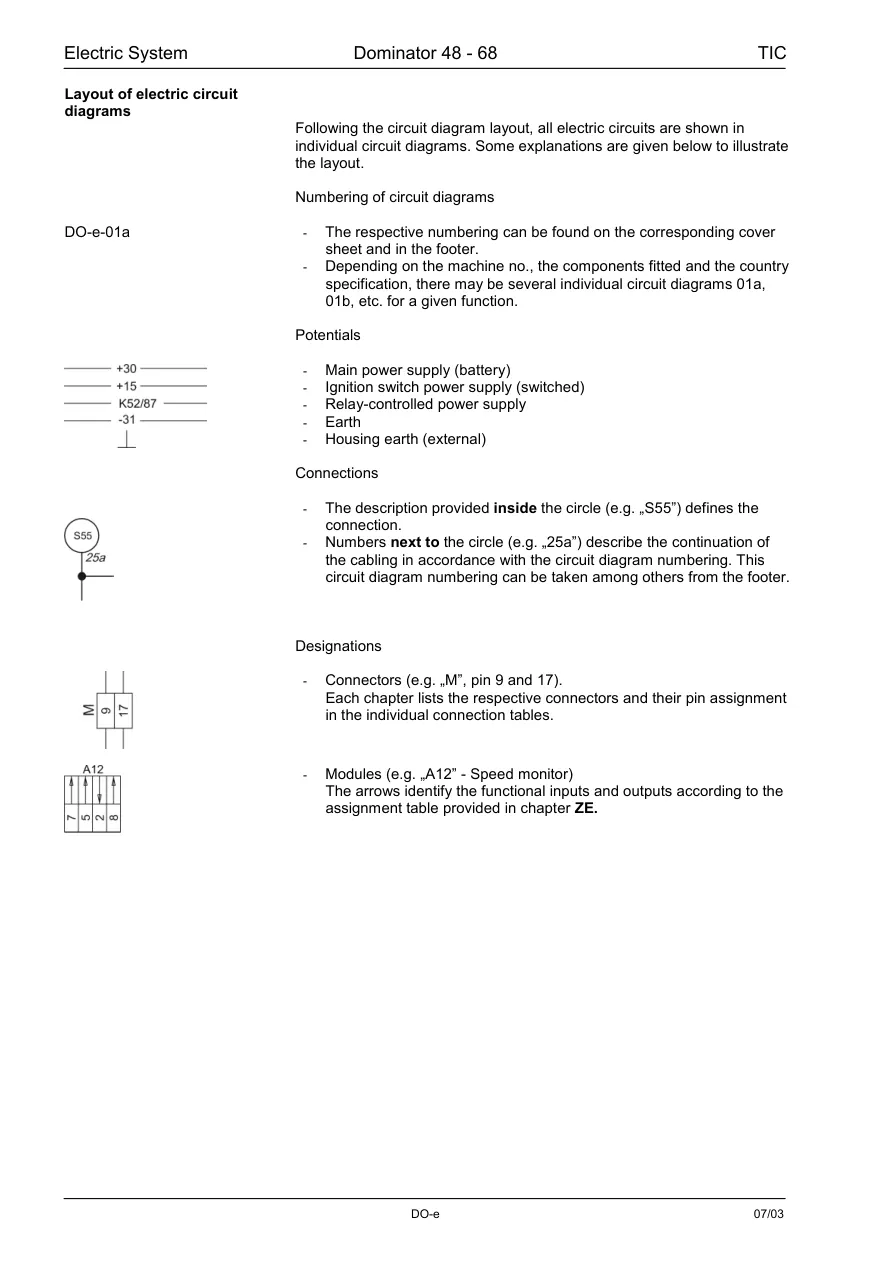 Claas Class Dominator DO48 DO68 Combine Service & Repair Manual preview page 2