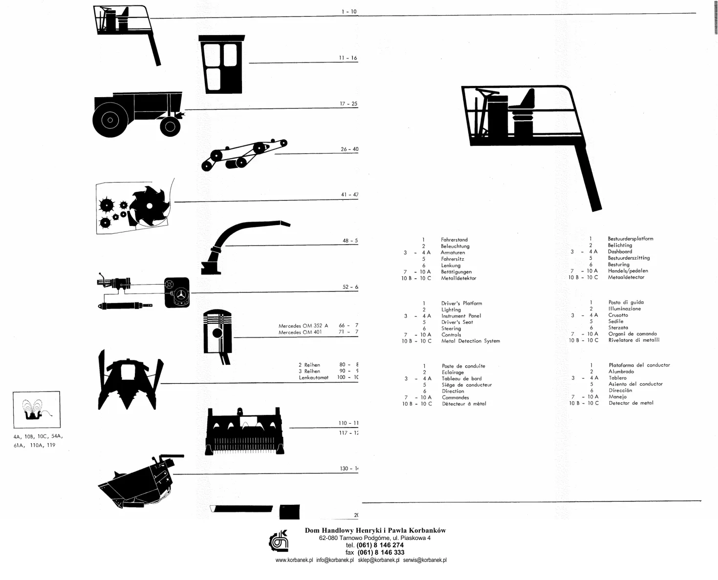 Claas Jaguar 70 SF Machine Parts Manual preview page 3