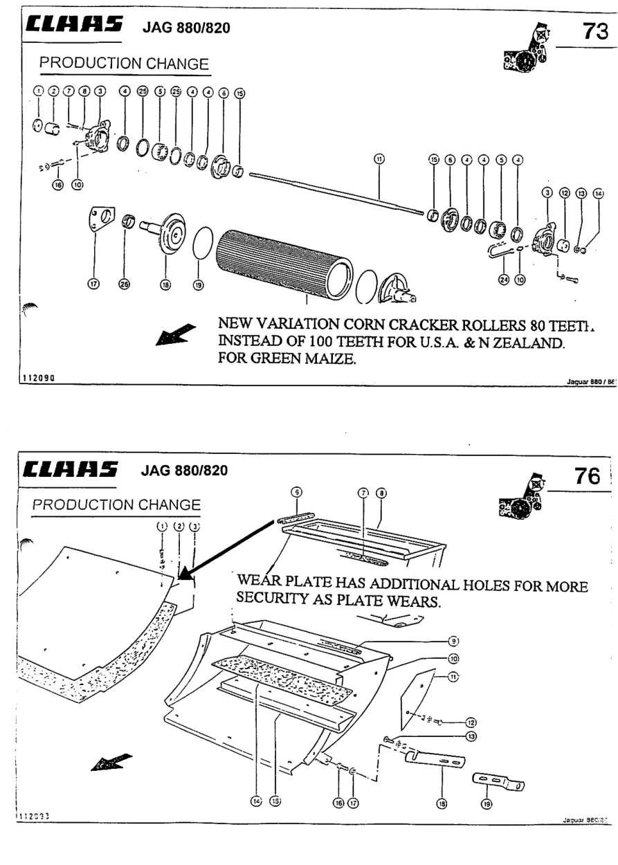 Claas Jaguar 880 860 840 820 Machine Service & Repair Manual preview page 6