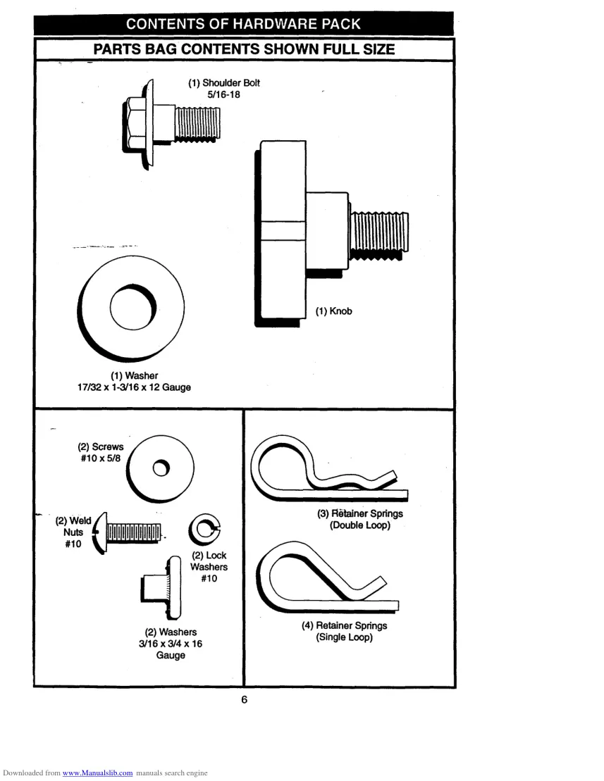 Craftsman 22HP Garden Tractor Operator's Manual preview page 6
