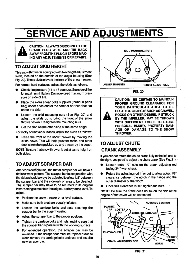 Craftsman 536.886621 Snowblower Machine Operator's Manual preview page 6