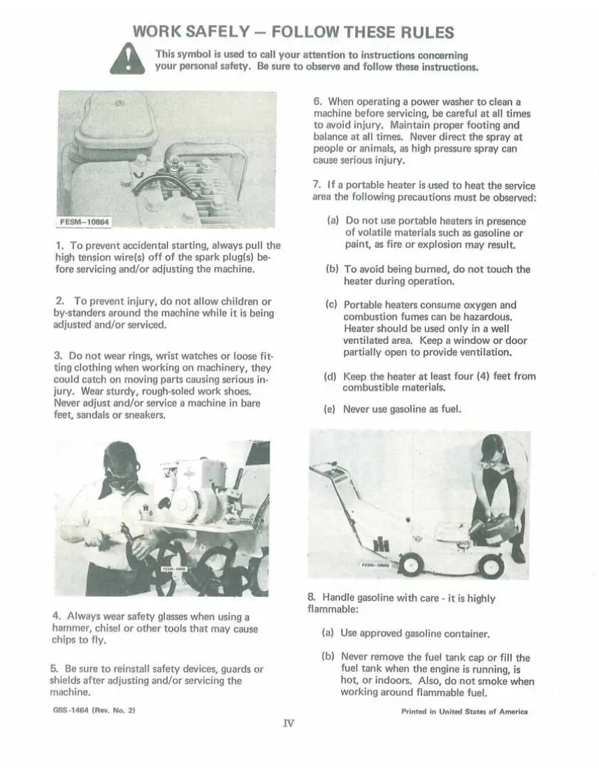 Cub Cadet 60 Hydrostatic Zero-Turn Commercial Riding Mower Service & Repair Manual preview page 6