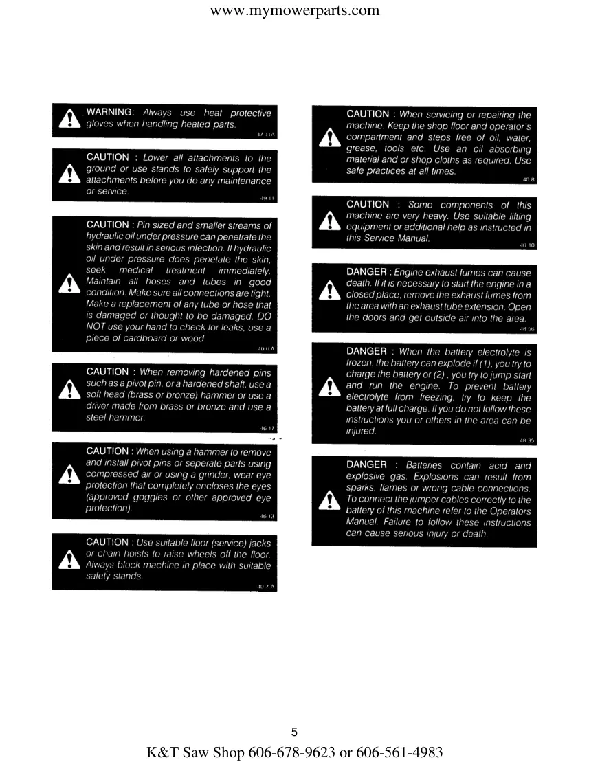 Cub Cadet 7360SS Tractor Service & Repair Manual preview page 6