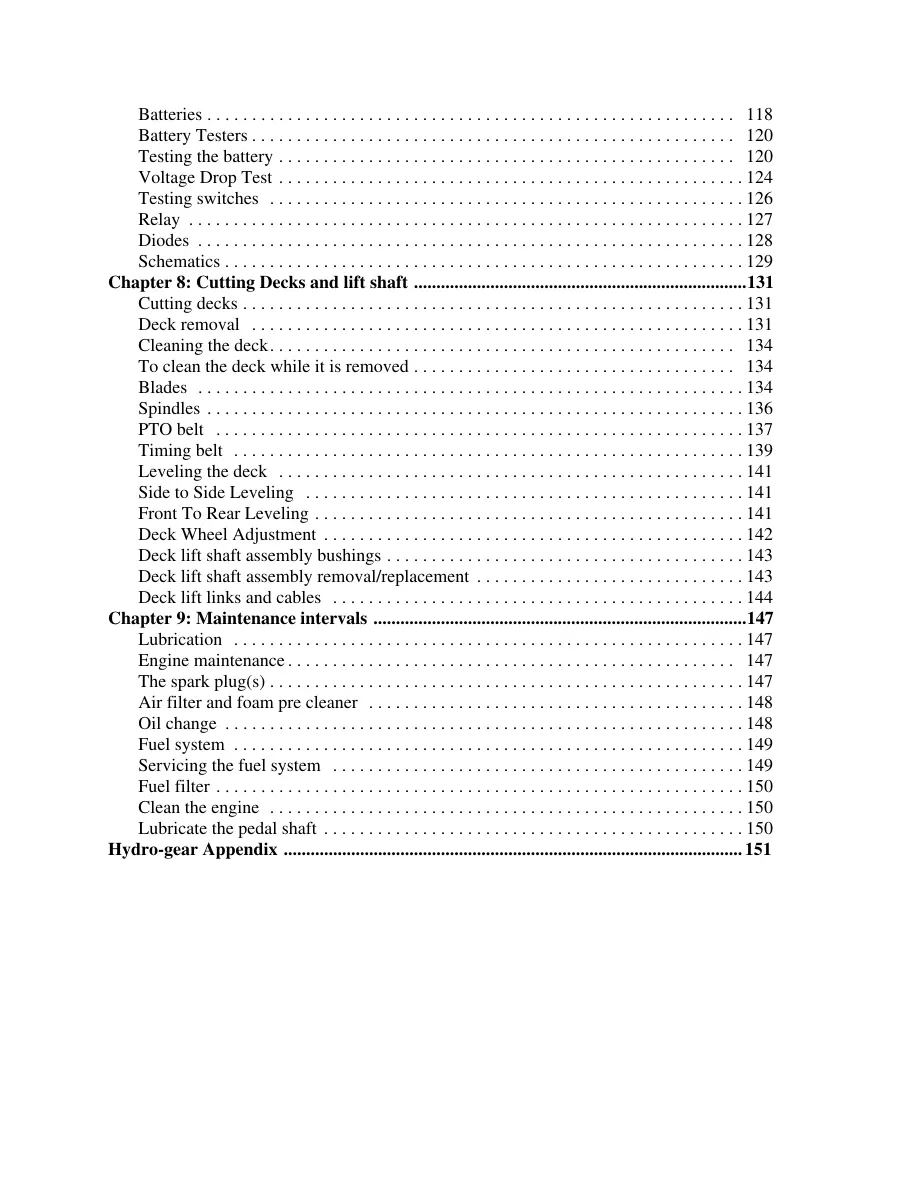 Cub Cadet 900 Series Riding Tractor Service & Repair Manual preview page 5