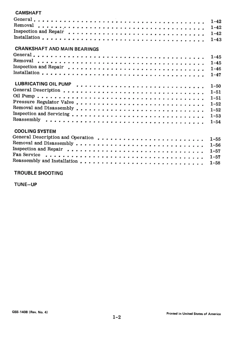 Cub Cadet International IH 154 184 185 Tractor Service & Repair Manual preview page 4
