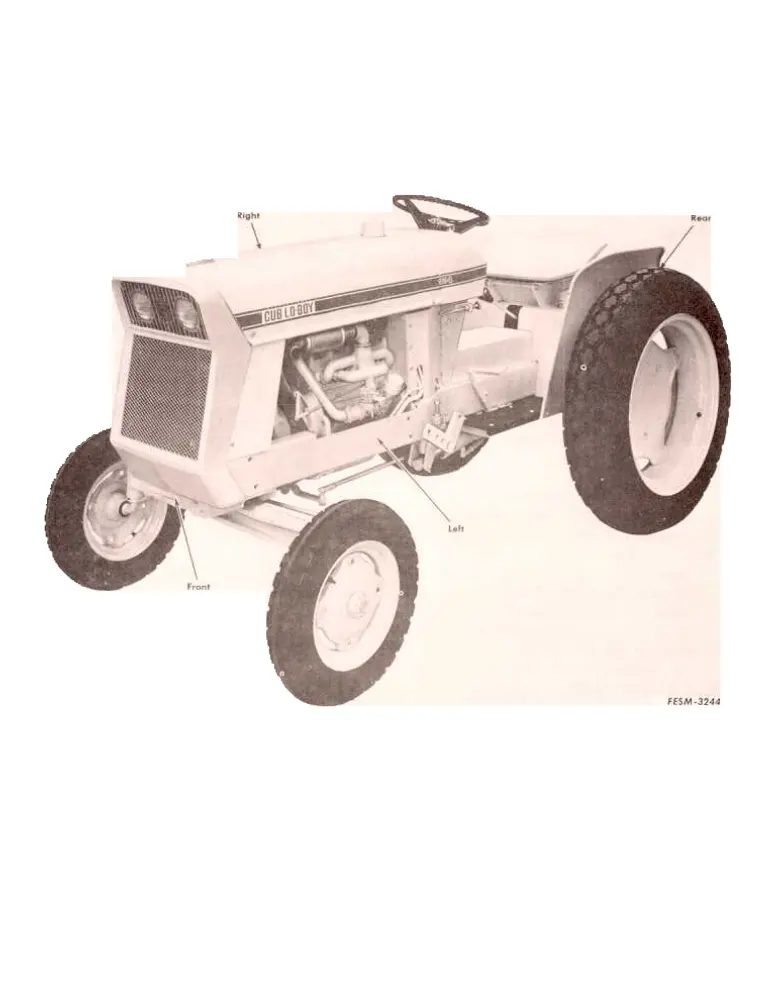 Cub Cadet International IH 154 184 185 Tractor Service & Repair Manual preview page 5