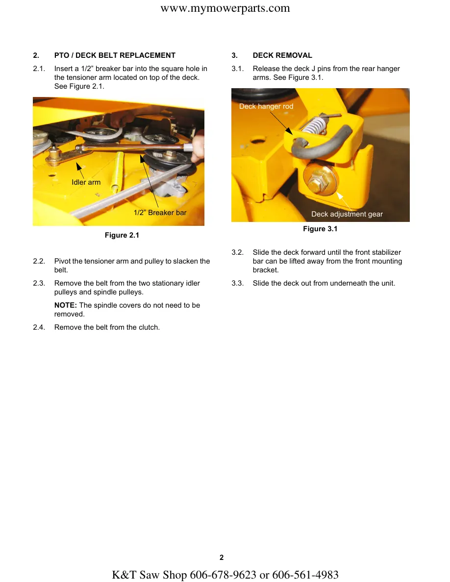 Cub Cadet RZT Zero Turn Rider Zero-Turn Mower Service & Repair Manual preview page 6
