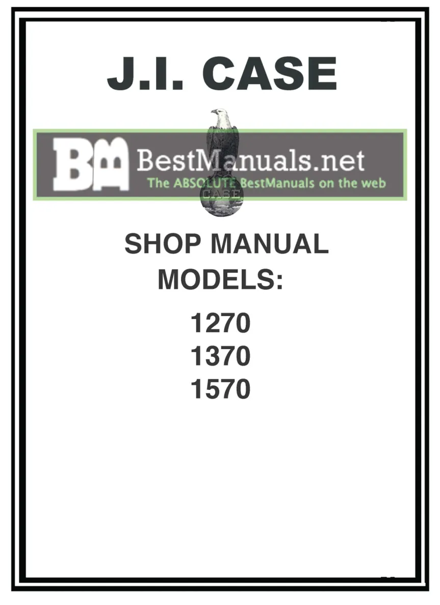 David Brown Case 1270 1370 1570 Tractor Service & Repair Manual preview page 1