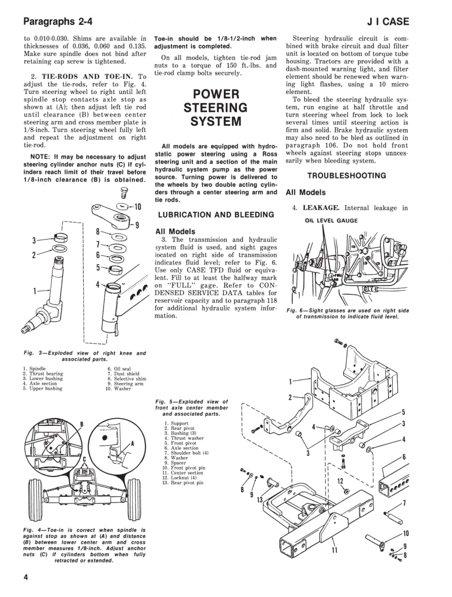 David Brown Case 1270 1370 1570 Tractor Service & Repair Manual preview page 4