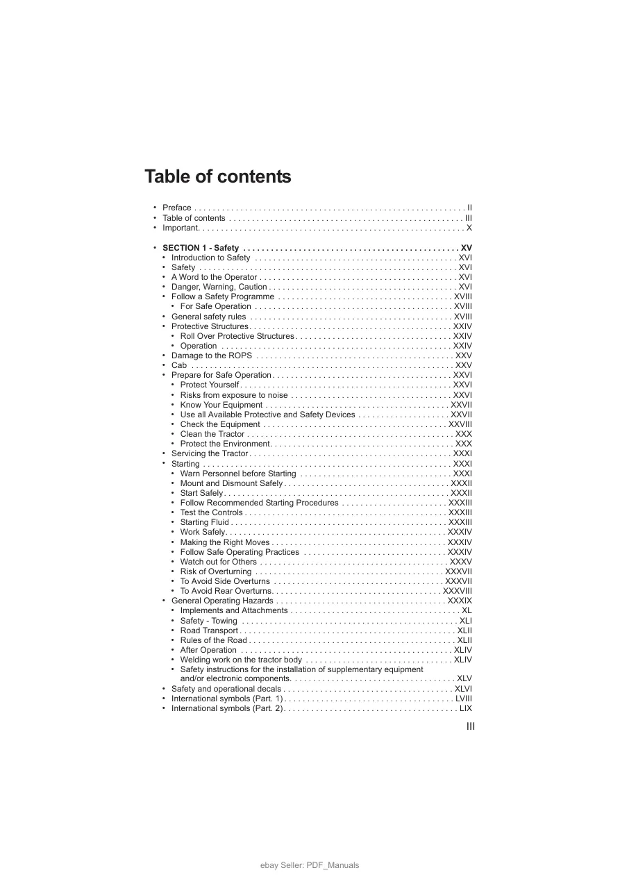 Deutz Fahr Agrokid 210 220 230 Tractor Operator's Manual preview page 3
