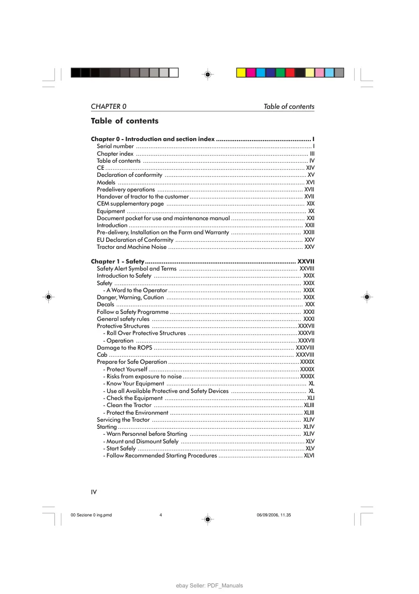 Deutz Fahr Agrotron 120 130 150 150.1 165. Tractor Operator's Manual preview page 6