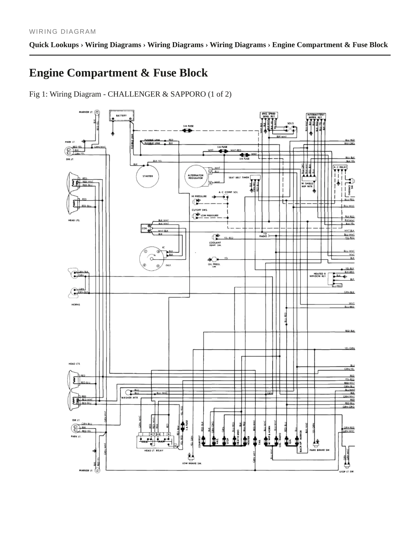 1982 Dodge Challenger Service and Repair Manual preview page 6