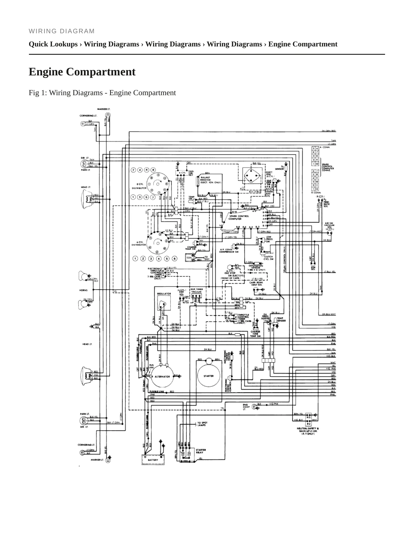1982 Dodge Mirada Service and Repair Manual preview page 6