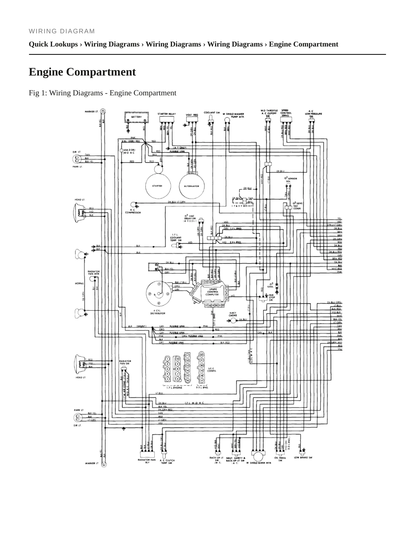 1982 Dodge Omni Service and Repair Manual preview page 7