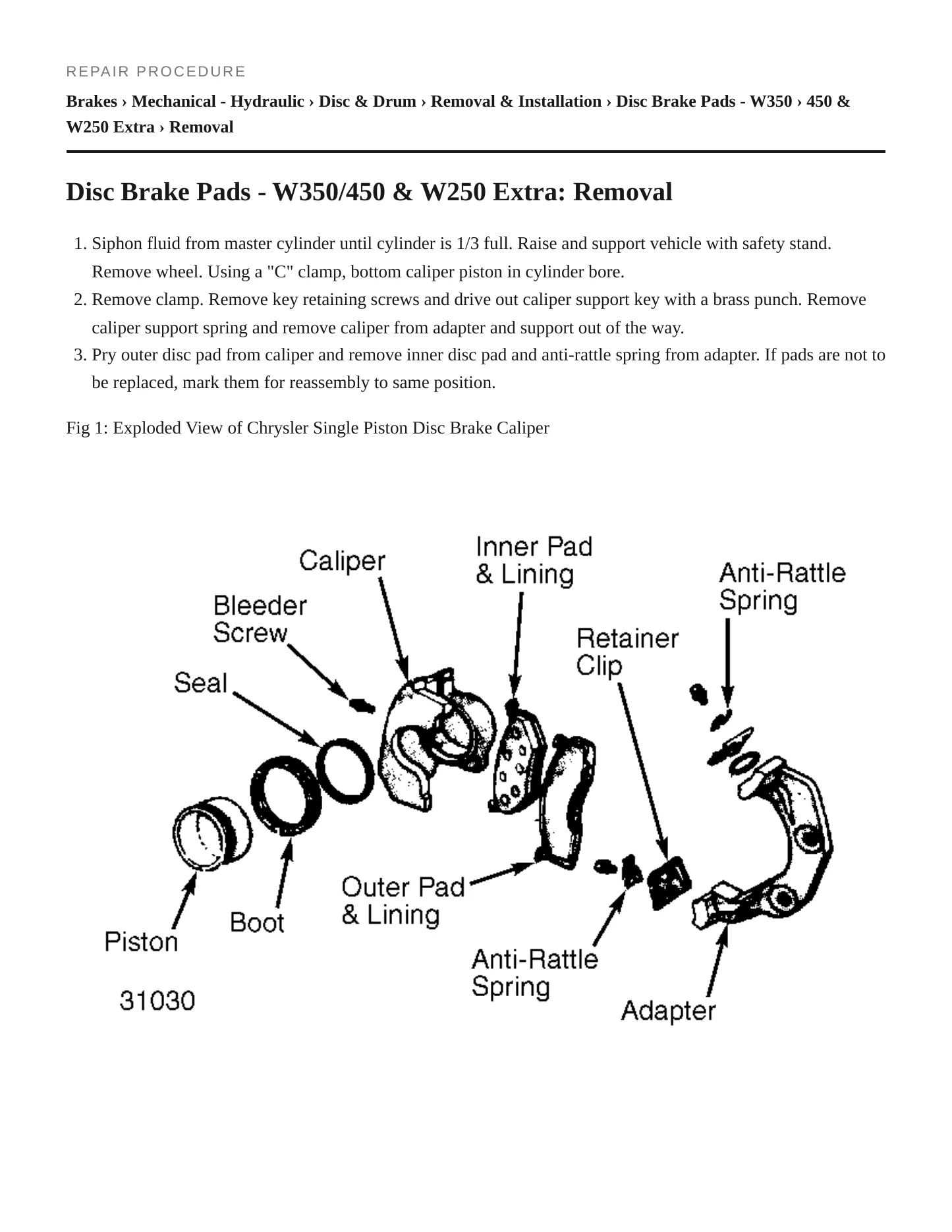 1983 Dodge D150 Service and Repair Manual preview page 3