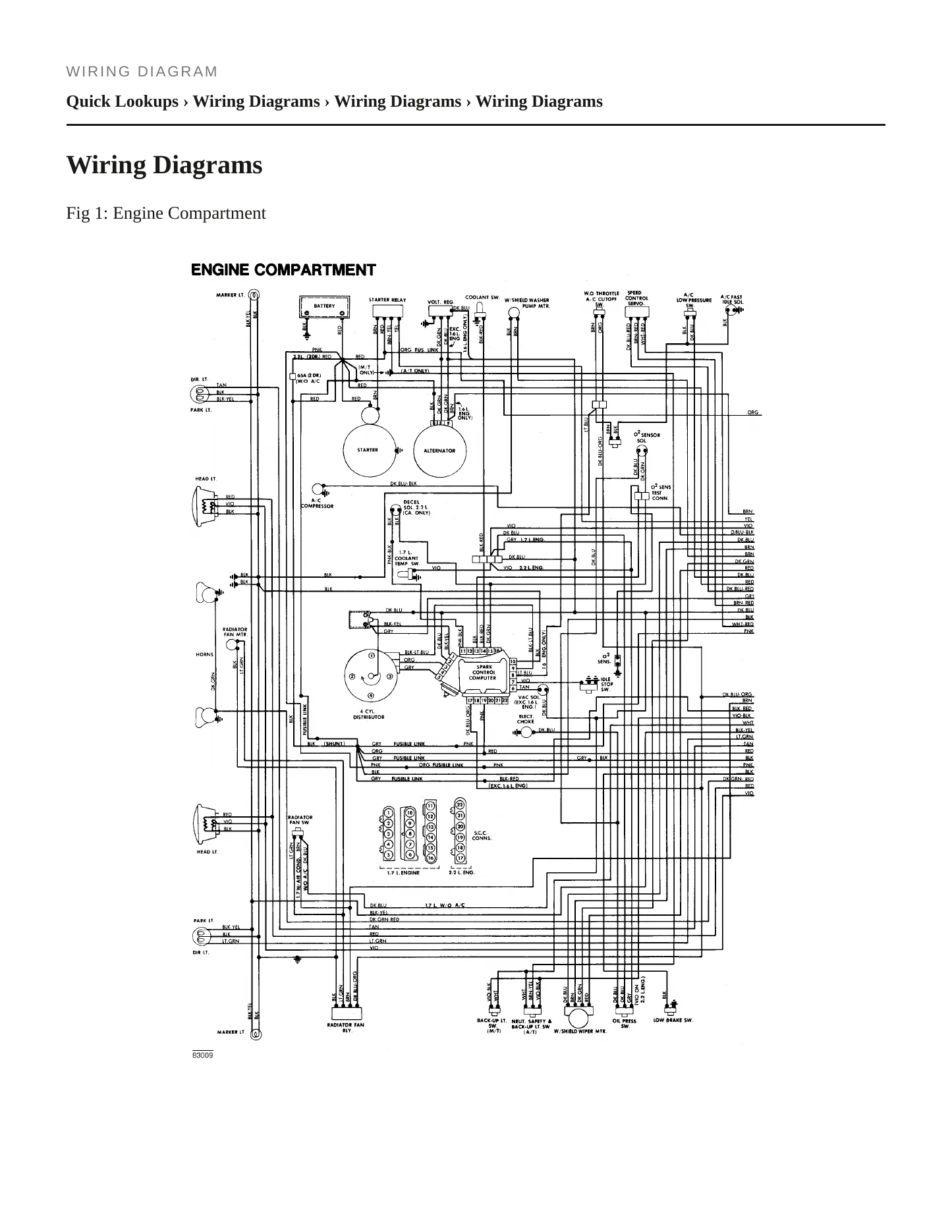 1983 Dodge Rampage Service and Repair Manual preview page 5