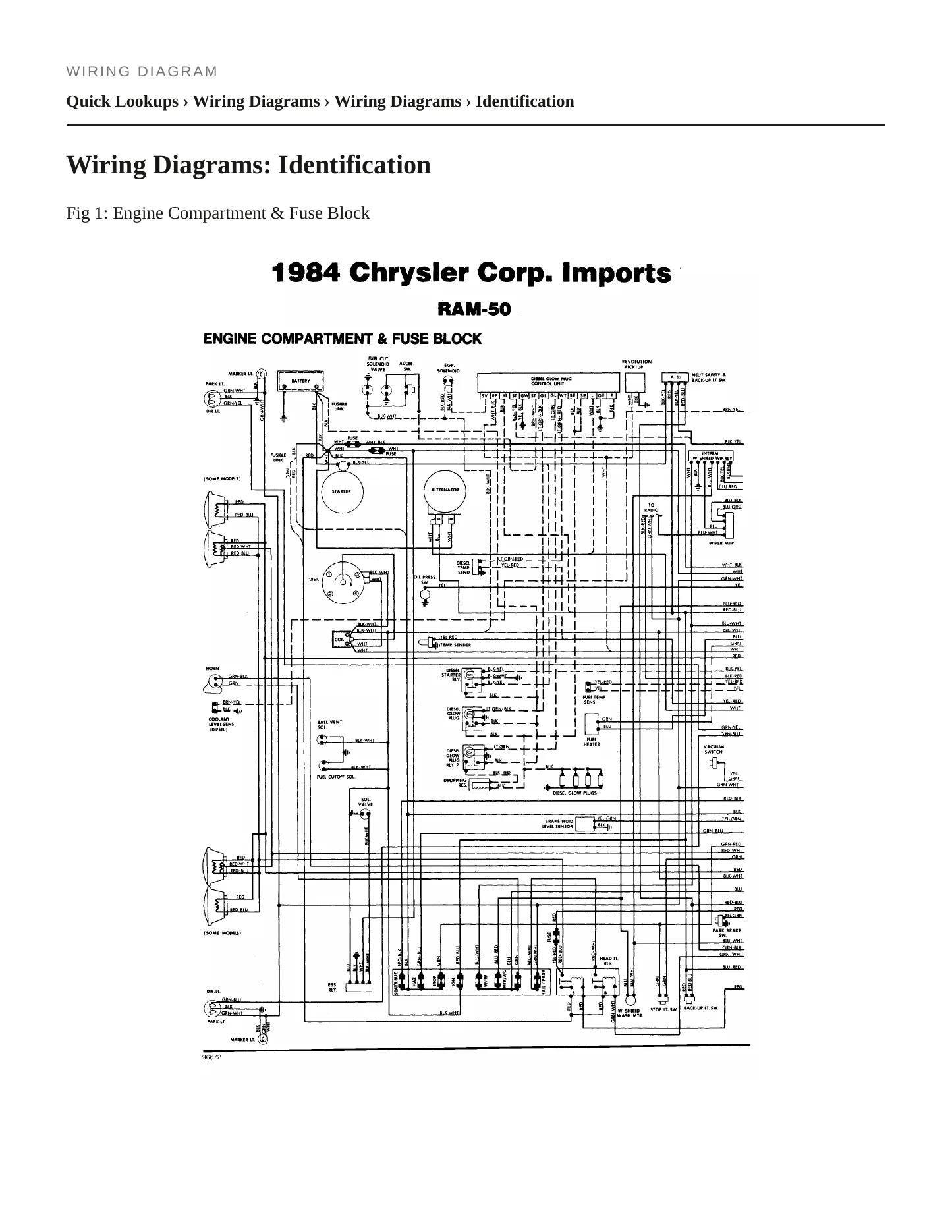1984 Dodge Ram 50 Service and Repair Manual preview page 5