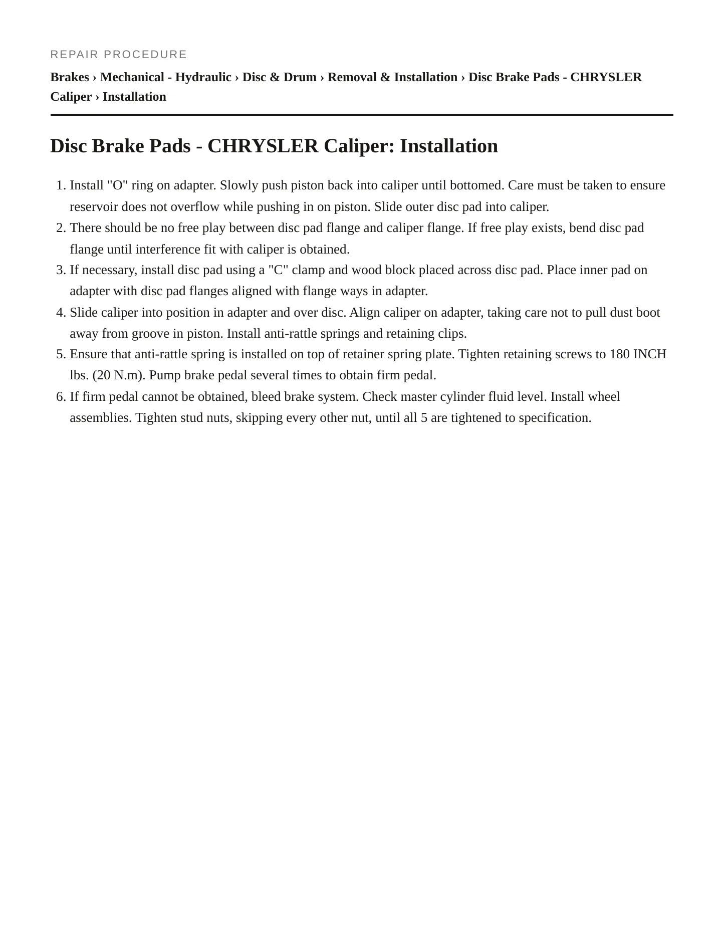 1985 Dodge Caravan Service and Repair Manual preview page 3