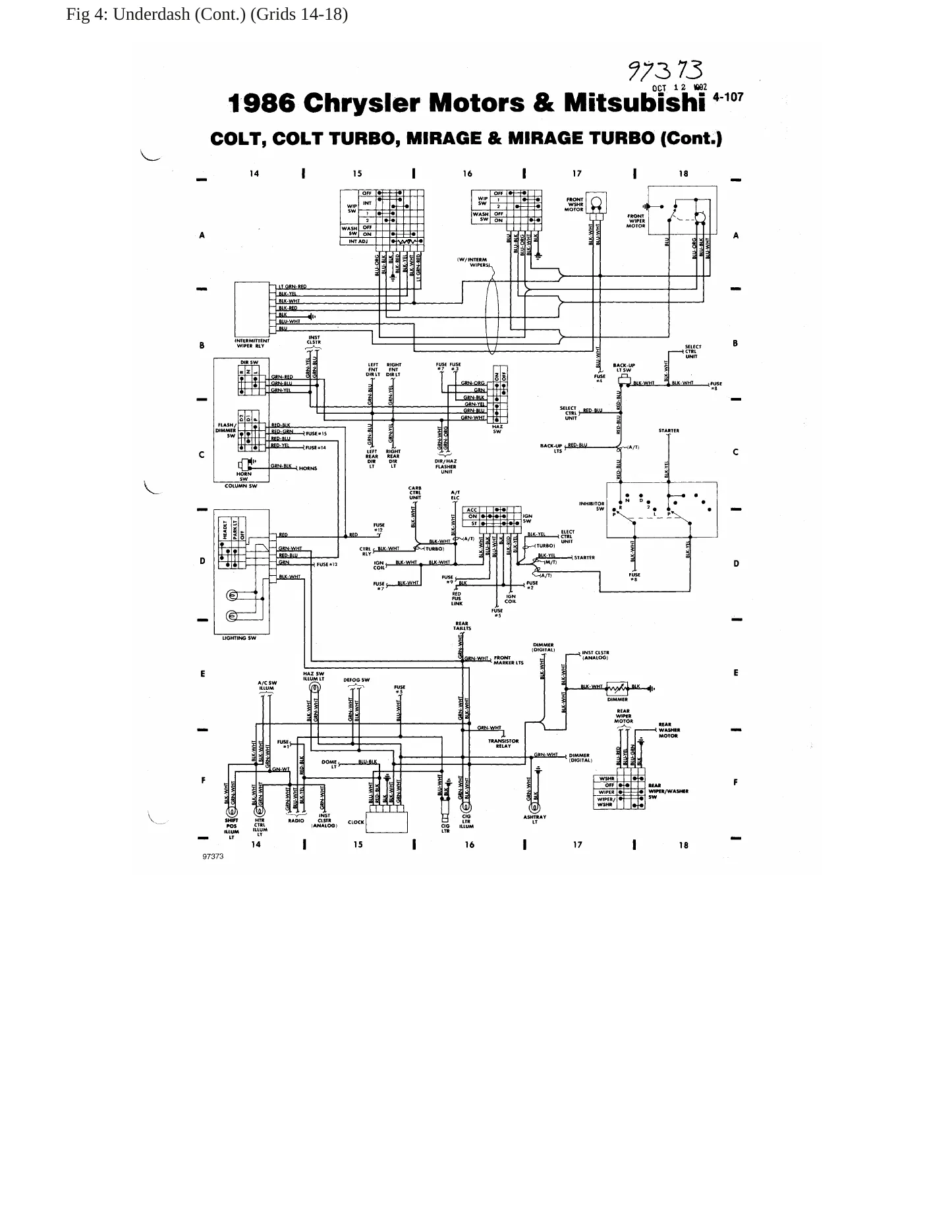 1986 Dodge Colt Service and Repair Manual preview page 7