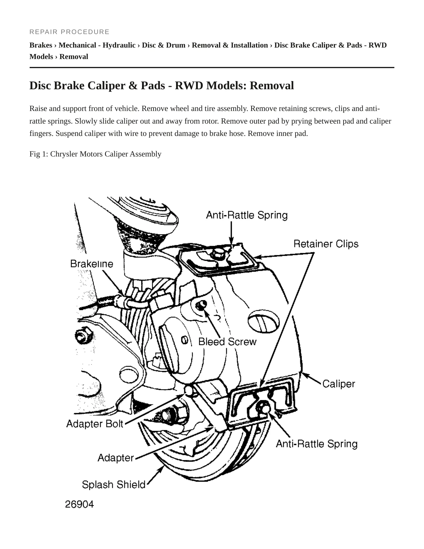 1987 Dodge Shadow Service and Repair Manual preview page 3
