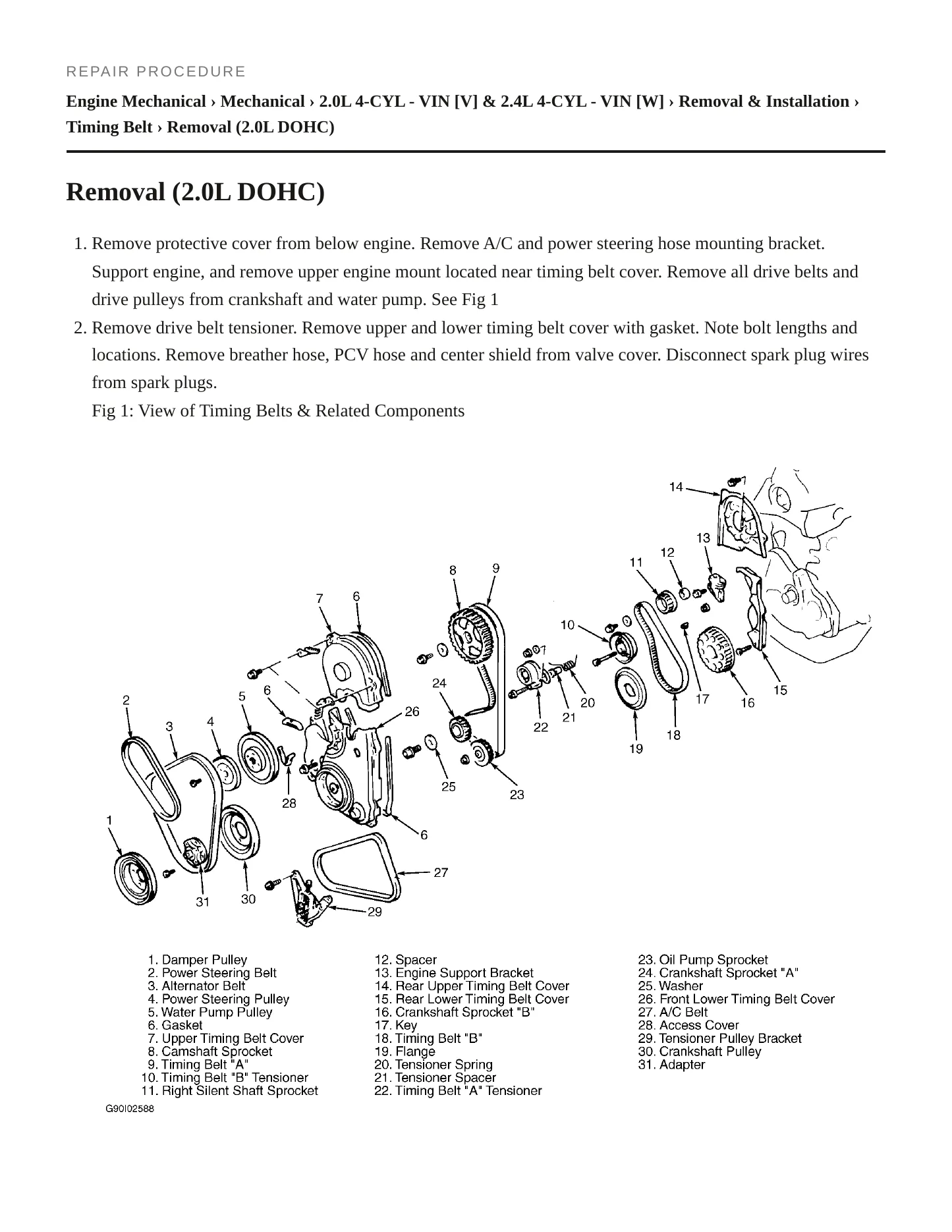 1991 Dodge Ram 50 Service and Repair Manual preview page 3