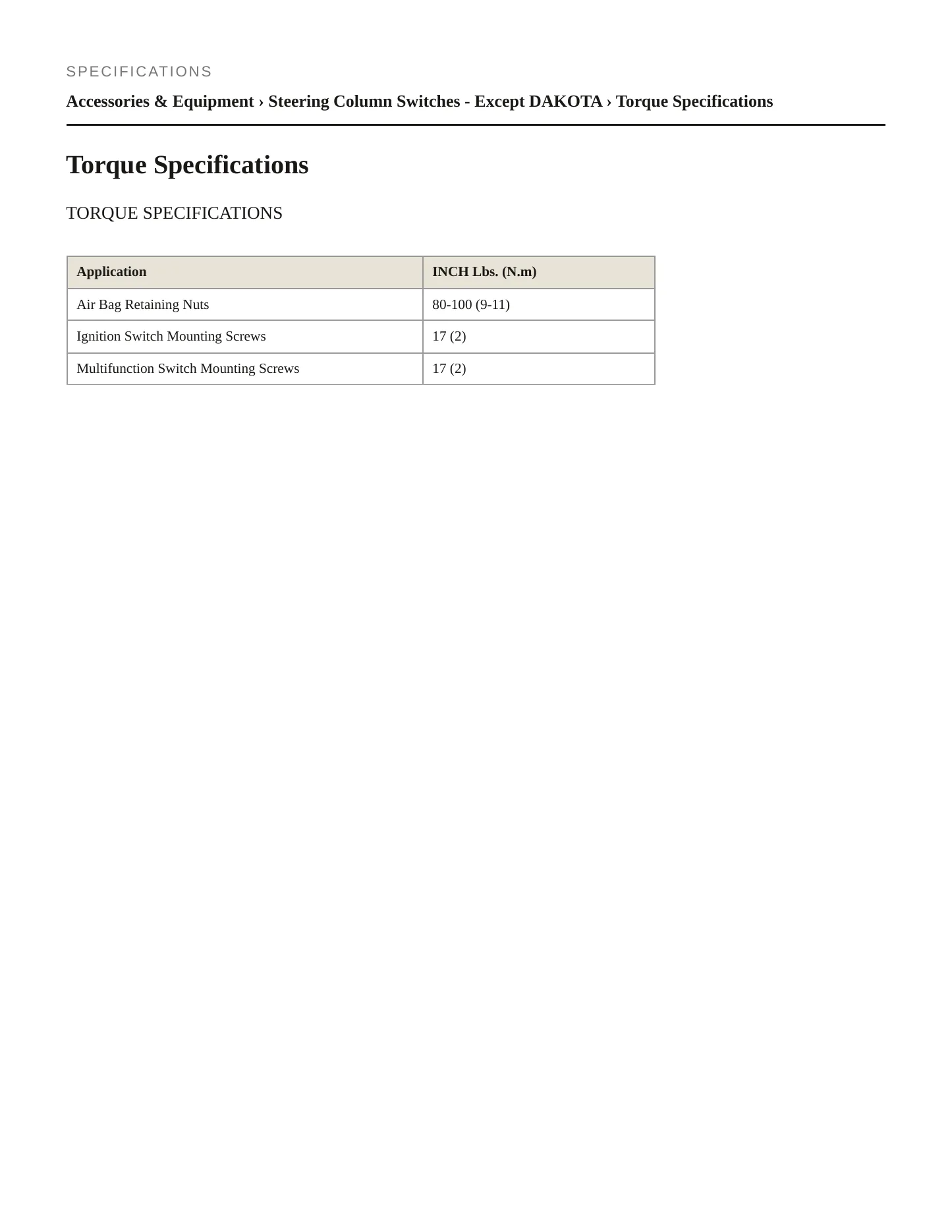 1994 Dodge Ram 3500 Service and Repair Manual preview page 2