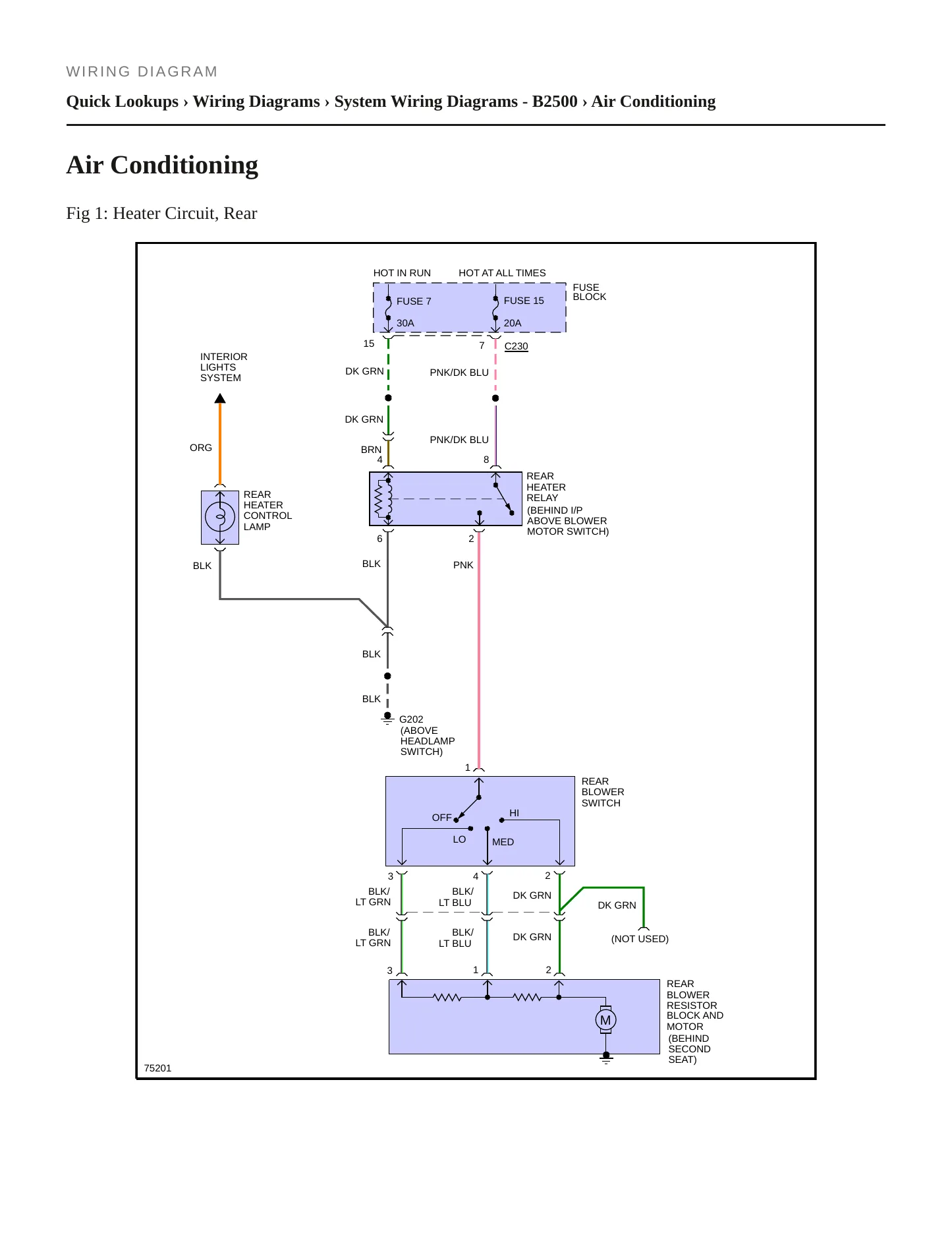 1996 Dodge B2500 Service and Repair Manual preview page 11