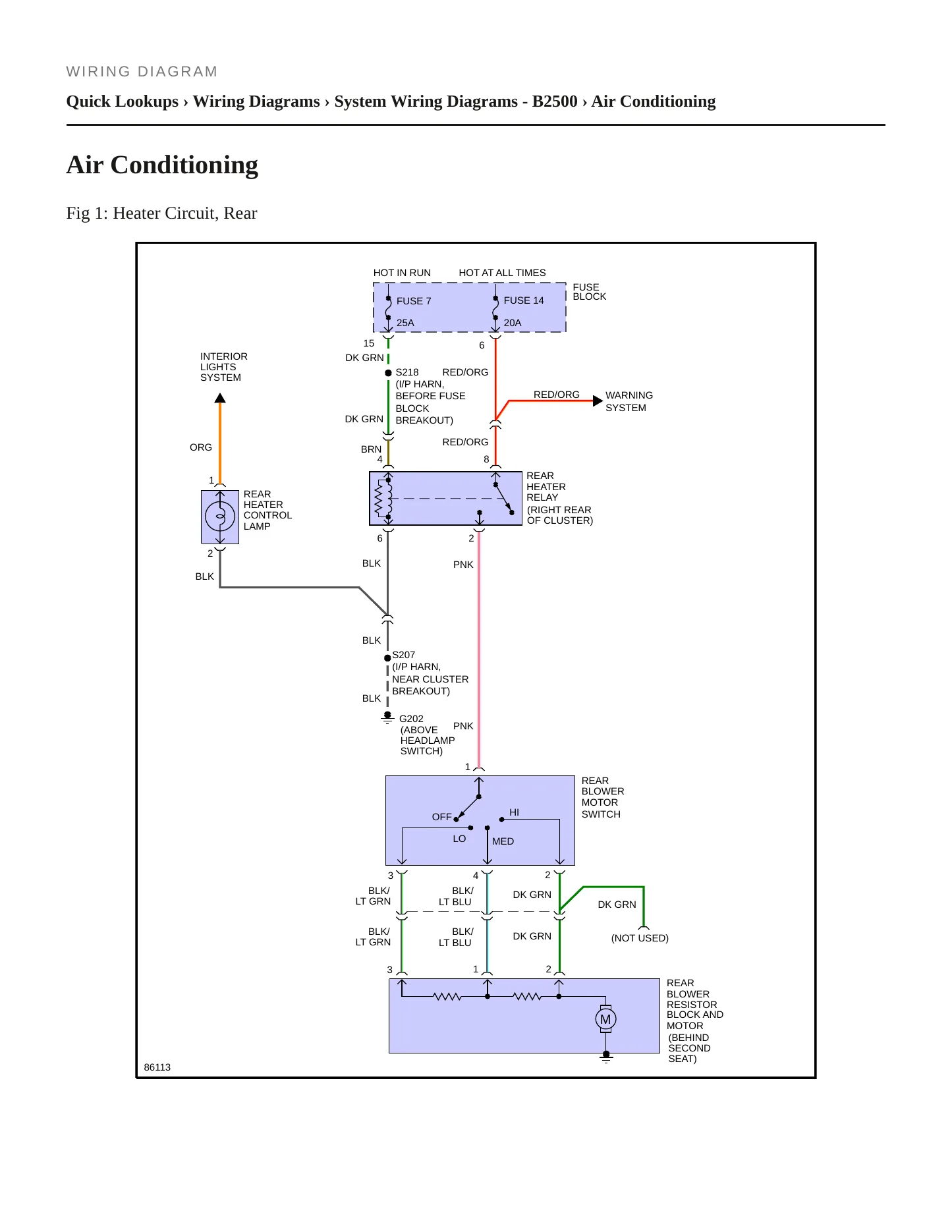 1997 Dodge B2500 Service and Repair Manual preview page 11